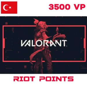 VALORANT 3500 VP RIOT POINTS – TURKEY FAST DELIVERY 25€